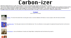 Desktop Screenshot of carbon-izer.com